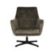 2Fauteuil Toby Hunter Velours 75x80x85 cm Voorkant 2Fauteuil Toby Hunter Velours 75x80x85 cm Voorkant