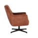 2Fauteuil Toby Rust Velours 75x80x85 cm Zijkant 2Fauteuil Toby Rust Velours 75x80x85 cm Zijkant
