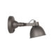 2LED Wandlamp Bow Burned Steel Metaal 11x22x14 cm Zijkant