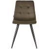 2eetkamerstoel jay army microvezel zwart metaal 46x54x88 cm voorkant 2eetkamerstoel jay army microvezel zwart metaal 46x54x88 cm voorkant