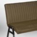3Eetkamerbank Matz Army Microvezel 175x62x86 cm Detail 3Eetkamerbank Matz Army Microvezel 175x62x86 cm Detail