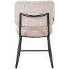 3Eetkamerstoel Noah Naturel Ribcord 47x61x85 cm Achterkant 3Eetkamerstoel Noah Naturel Ribcord 47x61x85 cm Achterkant
