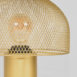 3Tafellamp Fungo Goud 23x23x29 Cm Detail2