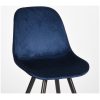 4Eetkamerstoel Capri Blauw Fluweel 46x56x88 Cm Detail 4Eetkamerstoel Capri Blauw Fluweel 46x56x88 Cm Detail
