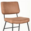 4Eetkamerstoel Noah Cognac Micro Suede 47x61x85 cm Detail