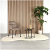5Eetkamerstoel Lenny 56x64x84 Cm Taupe Micro Suede Setting