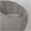 5Fauteuil Crown Grijs Boucle 83x77x72 cm Detail