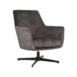 6Fauteuil Toby Antraciet Velours 75x80x85 cm Perspectief