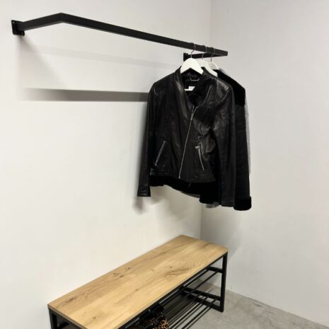 zwarte garderobestang zwarte garderobestang