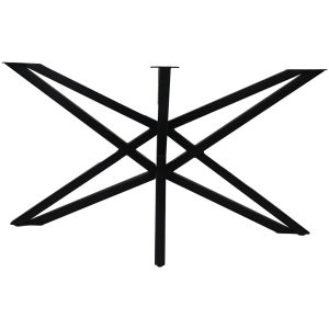 modern Onderstel - 3D-Model - 140x80 cm - Gepoedercoat zwart - Ijzer