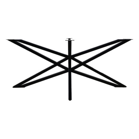 0AN PTV18020 20AN PTV22020 20AN PTV240201 Stalen onderstel 3D-Mode 180x80 cm - poedercoat zwart metaal