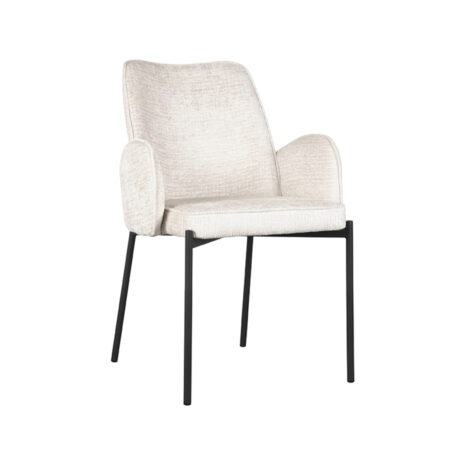 0Eetkamerstoel Joni 55x60x86 Cm Creme Elegance Perspectief 0Eetkamerstoel Joni 55x60x86 Cm Creme Elegance Perspectief