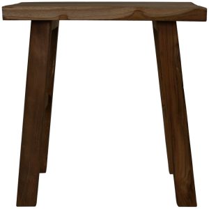 Kruk voor buiten - 45x29x45 - Naturel - Teak