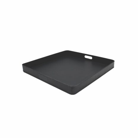 0dienblad l zwart metaal 60x60x6 cm 0dienblad l zwart metaal 60x60x6 cm