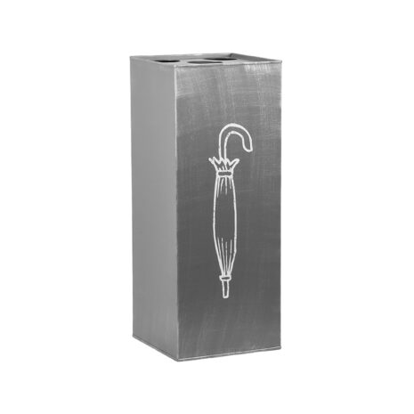 0parapluhouder antiek grijs metaal 22x22x56 cm perspectief 0parapluhouder antiek grijs metaal 22x22x56 cm perspectief