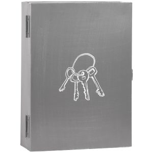 Grijs Sleutelkastje - Antiek grijs Metaal