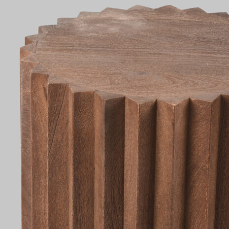 detail Mangohouten Bijzettafel Novan - Espresso
