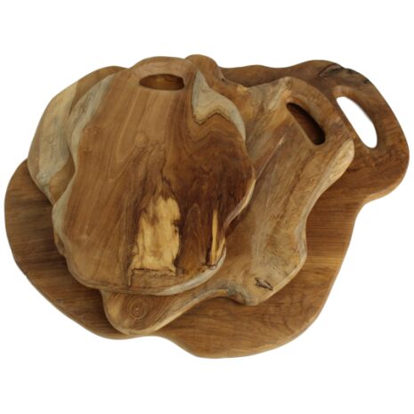 serveerplank teakhout medium