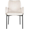 1Eetkamerstoel Joni 55x60x86 Cm Creme Elegance Voorkant 1Eetkamerstoel Joni 55x60x86 Cm Creme Elegance Voorkant