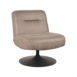 1Fauteuil Eli 64x74x77 Cm Taupe Micro Suede Perspectief 1Fauteuil Eli 64x74x77 Cm Taupe Micro Suede Perspectief