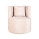 1Fauteuil Evy 65cm Naturel Velours Voorkant 1Fauteuil Evy 65cm Naturel Velours Voorkant