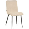 1eetkamerstoel sam 57x45x86 cm touch sand perspectief Boucle Eetkamerstoel Sam - Zand Boucle achterkant