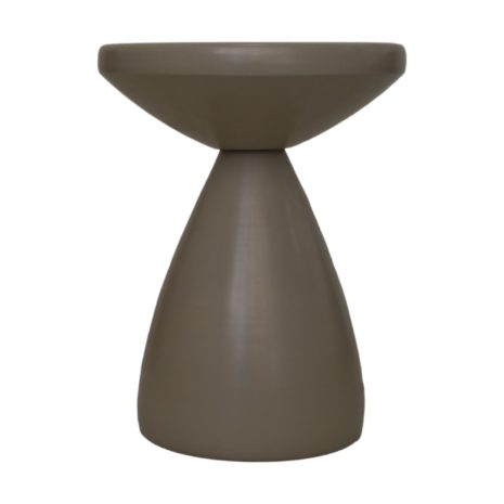 Bijzettafel rond - ø36x48 - Taupe - metaal