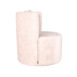 2Fauteuil Evy 65cm Naturel Velours Zijkant 2Fauteuil Evy 65cm Naturel Velours Zijkant