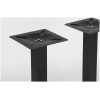 2Restauranttafel Poot Dubbel Detail LABEL51 Eetkamertafel Tafelpoot Dubbel - Zwart - Metaal - Dubbel - 71 cm