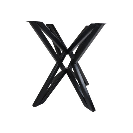 Onderstel - 3D-Model - 80x80 cm - Gepoedercoat zwart Ijzer