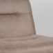 5Fauteuil Eli 64x74x77 Cm Taupe Micro Suede Detail 5Fauteuil Eli 64x74x77 Cm Taupe Micro Suede Detail