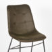 9eetkamerstoel slim army microvezel 48x63x88 cm detail