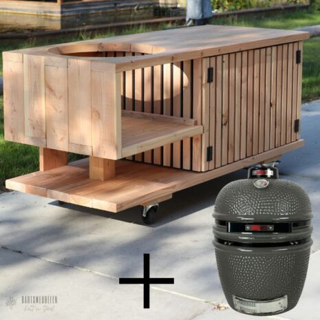 Buitenkeuken latjes Douglas Large Kamado Grill Guru.jpg Buitenkeuken latjes Douglas + Large Kamado Grill Guru.jpg