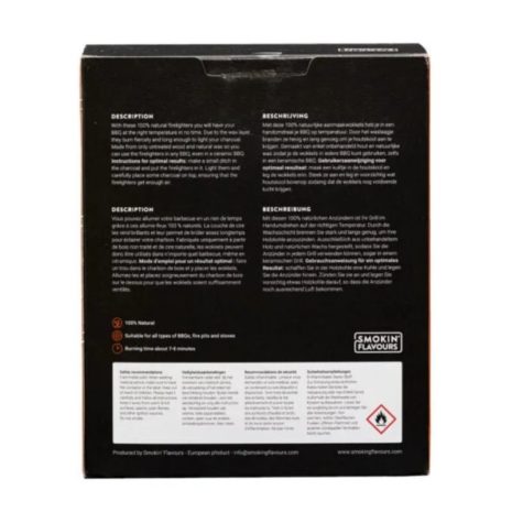 aanmaakwokkels smokin flavours achterkant doos