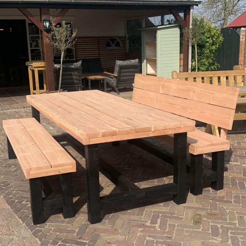 douglas houten tuintafel set vigo douglas houten tuintafel set vigo
