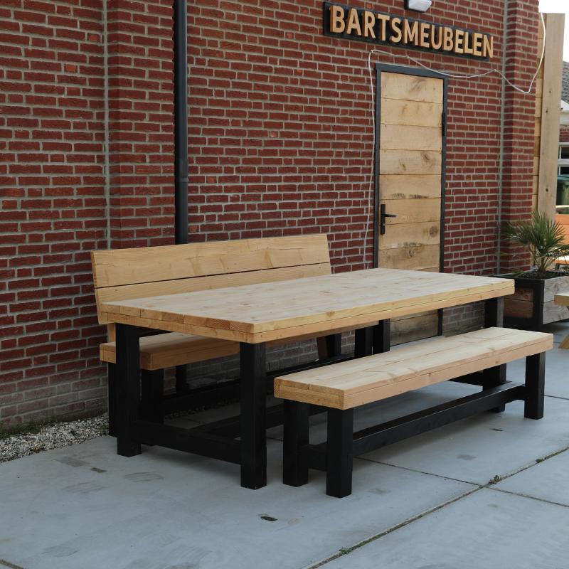 tuinmeubelset vigo tafel met 2 banken