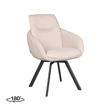 0Eetkamerstoel Beauty 56x63x88 Cm Naturel Touch Perspectief 180 1