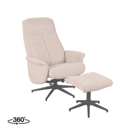 0Lounge Chair Bergen 77x76x105 cm Ottoman Touch Naturel 360 0Lounge Chair Bergen 77x76x105 cm Ottoman Touch Naturel 360