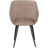 3Eetkamerstoel Fer 58x57x87 Cm Micro Suede Taupe Achterkant 3Eetkamerstoel Fer 58x57x87 Cm Micro Suede Taupe Achterkant