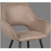 4Eetkamerstoel Fer 58x57x87 Cm Micro Suede Taupe Detail 4Eetkamerstoel Fer 58x57x87 Cm Micro Suede Taupe Detail