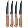 Gusta steakmessen met houten handvat 4 stuks Gusta steakmessen met houten handvat - 4 stuks