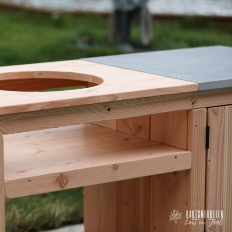 detail foto Kamado compact tafel douglas 150x70