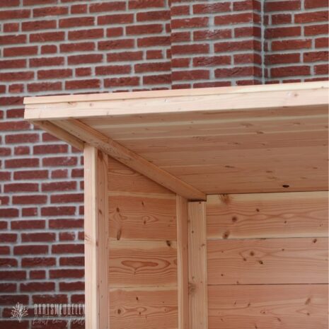 Details voorr Buitenkeuken Afdak Douglas - Bouwpakket 2