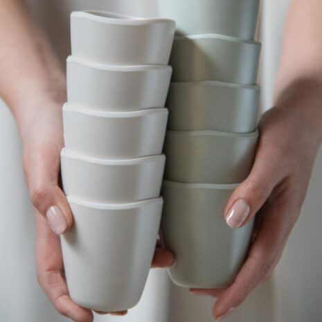 Leeff - Outdoor Mok Owen Ivory - buitenservies