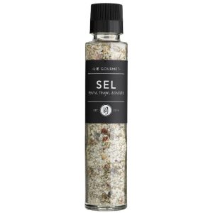 Lie Gourmet - Zout met peper, thijm en sjalotten 190gram