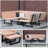 douglas loungebank met stalen frame in u vorm douglas loungebank met stalen frame in u-vorm
