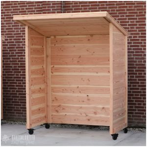 foto Buitenkeuken Afdak Douglas - Bouwpakket 2