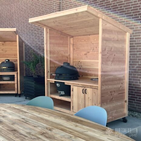 overkapping met buitenkeuken douglas milaan