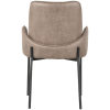 2Eetkamerstoel Joni 55x60x86 Cm Taupe Micro Suede Achterkant 2Eetkamerstoel Joni 55x60x86 Cm Taupe Micro Suede Achterkant