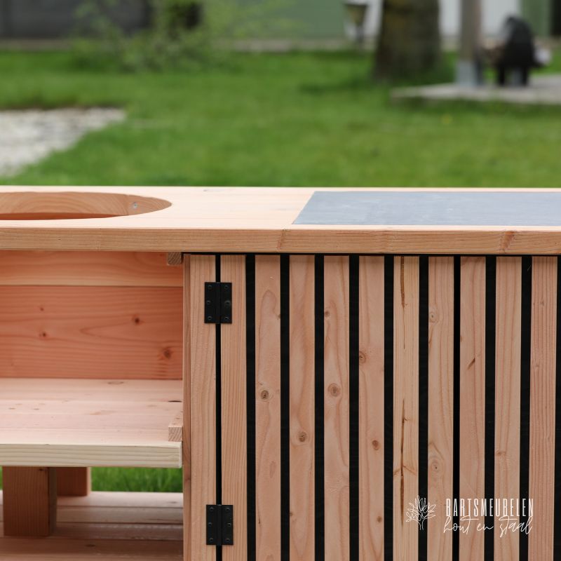 details Buitenkeuken latjes op maat voor 2 Green Egg Large Kamados details Buitenkeuken latjes op maat voor 2 Green Egg Large Kamado's